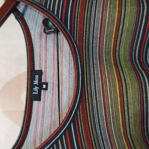 Lily Moss 3/4 sleeve striped top‎ - Picture 2 of 5